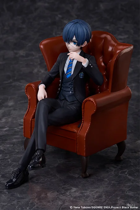 In Stock Original ANIPLEX+ Black Butler Boarding School Edition Ciel Phantomhive 15CM Animation Figure Comic Character Model - Image 3