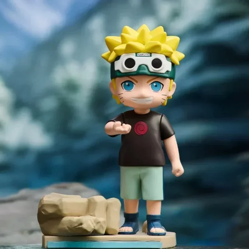 POP MART Naruto Shippuden Childhood Series Mystery Box Genuine Blind Box Guess Toys Bag Ornament Figurines Home Decor Desktop