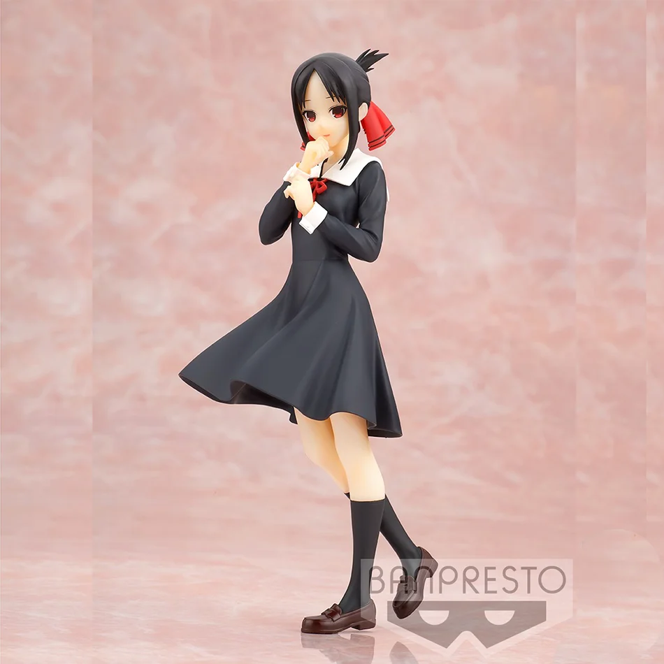 18CM Anime Game Figure Kaguya-sama Love Is War Fujiwara Chika Uniform Model Dolls Kawaii Girl Figure Japanese Dolls Decoration - Image 3