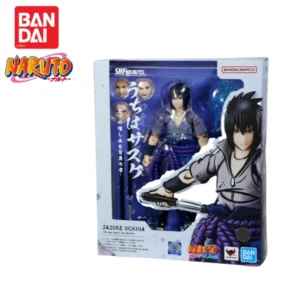 In Stock Original Bandai Naruto S H Figuarts Uchiha Sasuke Anime Merchandise Action Figure Figurine Model 100% Genuine Ornaments