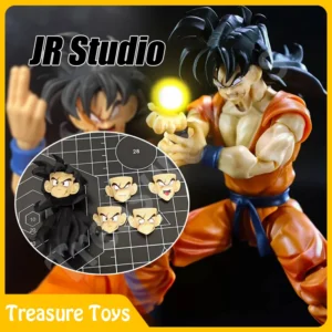 JR Studio Yamcha Head Accessories Dragon Ball SHF Yamcha Headsculpt Anime Action Figure Toys Gifts