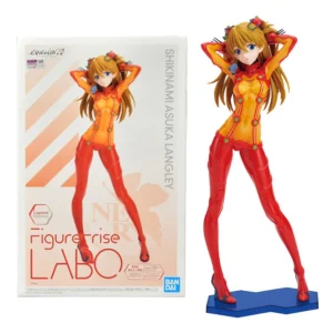 22CM Anime Evangelion Asuka Langley Soryu Figure-rise LABO 1/7 Test Suit Ver Model Toy Doll Gift Aciton Figure