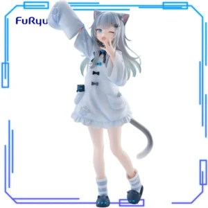 In Stock FuRyu Original Genuine Trio-Try-iT Figure Kawaii Anime Girl Nachoneko 21cm Collection Model Toy Figures Birthday Gift