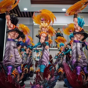 JT Studio Dragon Ball “Cloudrise” Gogeta Statue 45cm Jumbo Anime Figure with Triple Head Sculpts Anime Collectible Model JT091