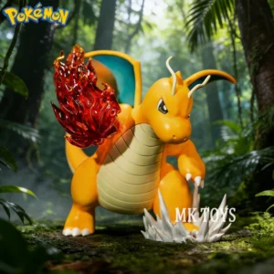 10cm/3.93in Anime Pokemon Figure Fire Punch Dragonite Action Figures Pvc Collection Model Toys for Children Gifts