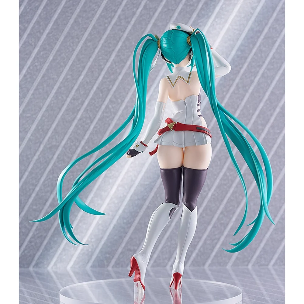 In Stock POP UP PARADE RACING MIKU Racing Sound 2023 Figure Scenery Ornament Model Action Figure Collection Gift