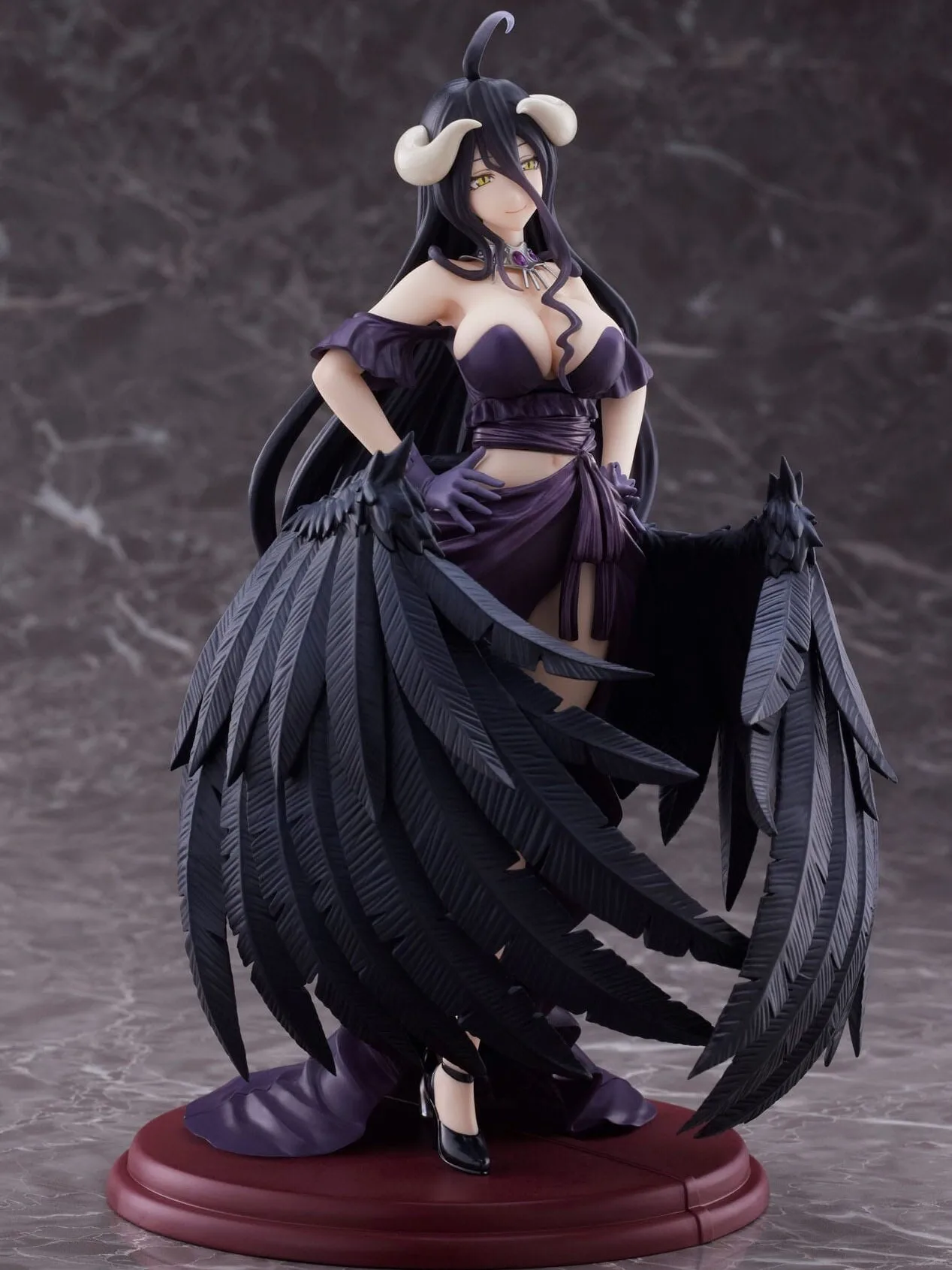 Judai 20cm Original Taito Artist MasterPiece AMP Overlord Albedo Black Dress PVC Action Figure Model Doll Toys - Image 4