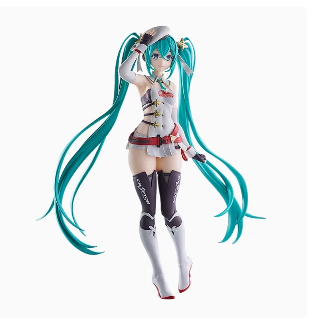 In Stock POP UP PARADE RACING MIKU Racing Sound 2023 Figure Scenery Ornament Model Action Figure Collection Gift - Image 5