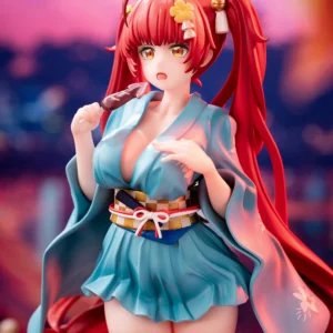 Animester Azur Lane Slow Ahead Honolulu Yukata Anime Figure PVC Collectible Statue Desktop Decoration For Anime Game Fans
