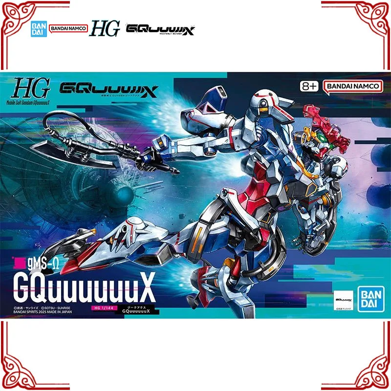 In Stock Genuine Bandai Gundam Model Kit HG 1/144 gMS-Ω GQuuuuuuX Anime Action Figure Collection Assembly Model Boys Toys Gifts