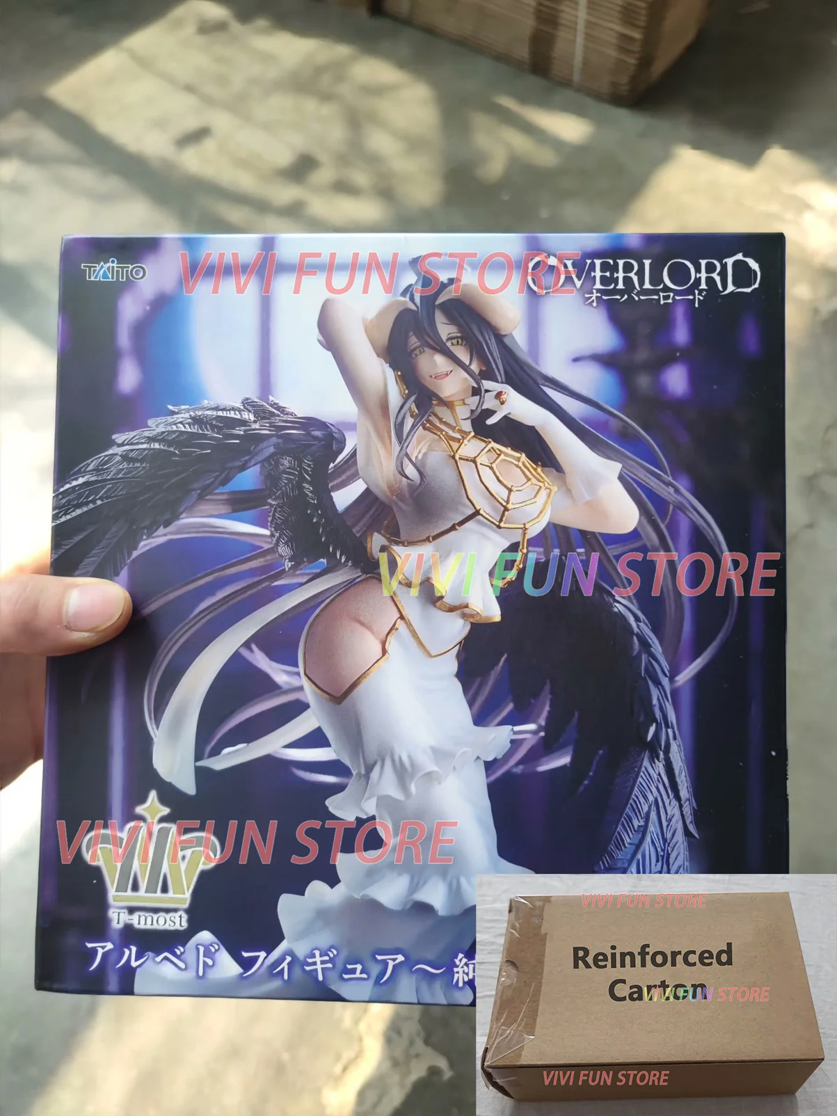 In Stock TAITO T-most OVERLORD Albedo Pure White Devil ver. Model Toys 29cm Beautiful girl Model Static ornaments - Image 7