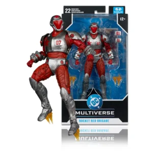 Mcfarlane Toys DC Multiverse Rocket Red Brigade (Justice League: Generation Lost) 7" Action Figure Model Doll Garage Kit