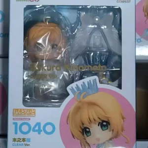 GSC Nendoroid 1040 Cardcaptor Sakura Kinomoto Sakura CLEAR Ver. Transparent Card Chapter Reprint Q Version Figure