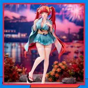 Animester Azur Lane: Slow Ahead! Honolulu Yukata Ver. 1/7 Scale 24cm PVC Figure – Non-Articulated Collectible Statue for Otaku F