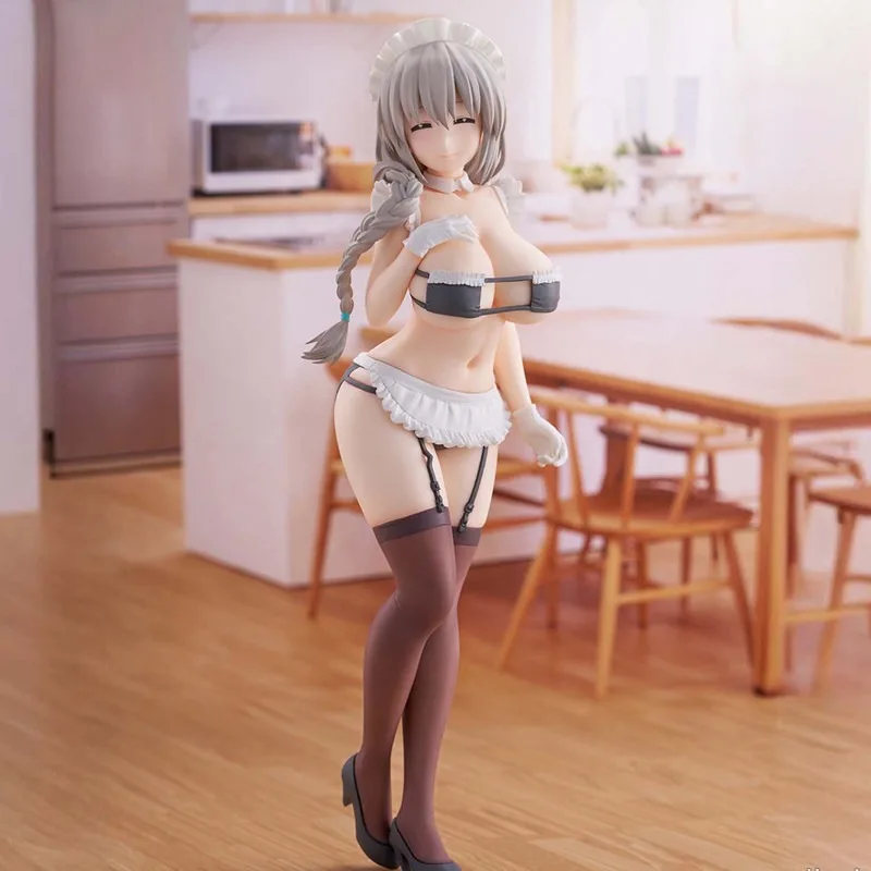 Genuine Original in Stock Uzaki-chan Wants To Hang Out Season 2 Unique Charm Tsuki Uzaki Maid Ver Prize Figure Anime Model Gift