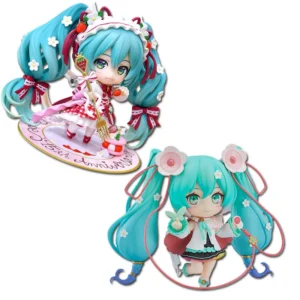10cm #1939 Hatsune Miku Anime Figure Virtual Idol Singer #1940 Miku Action Figure PVC Collection Model Doll Christmas Toys Gifts