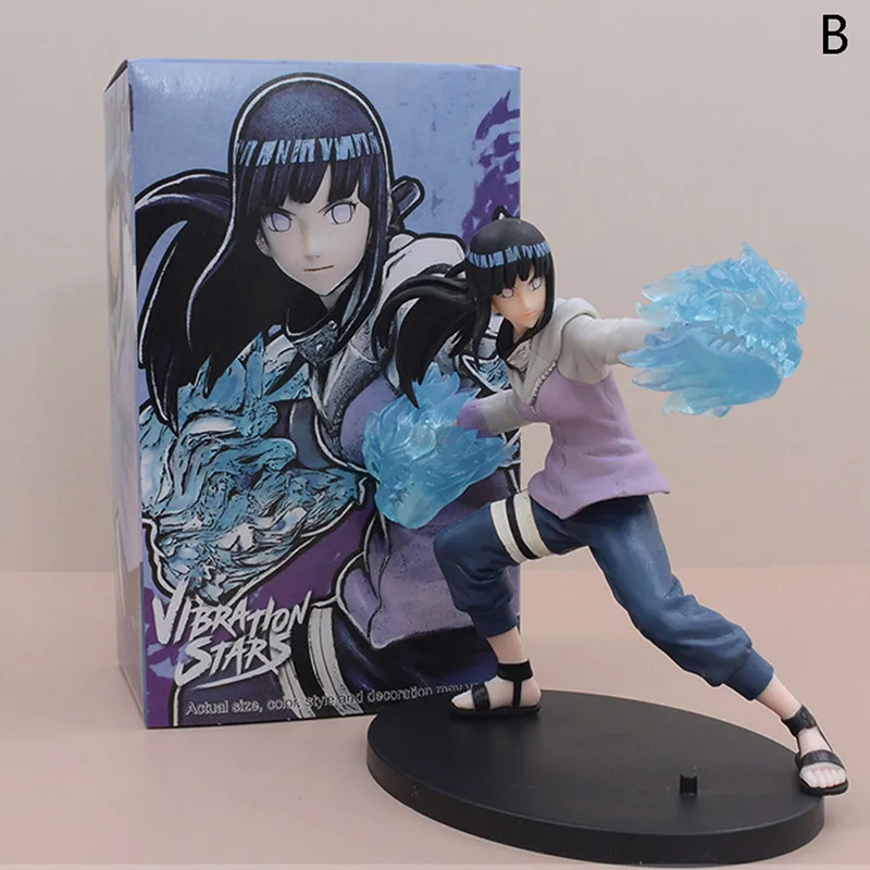16cm Naruto Anime Figure Rock Lee Hyuuga Hinata Roubu Double Lion Fist Fighting Action Figure Collection Model Doll toys hobbie - Image 7