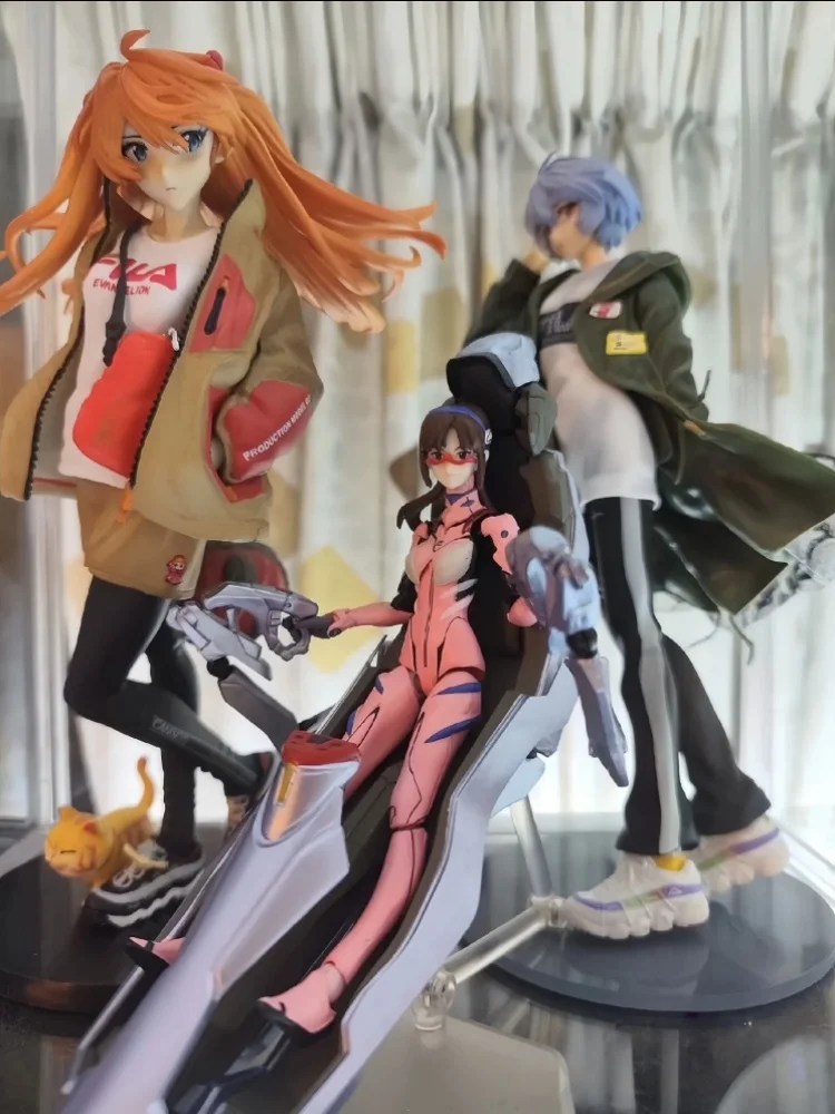 In Stock Made in China KO EVA New Century Figma 091 Evangelion Theatrical Edition Ayanami Rei Beautiful Girl Movable Figure - Image 6