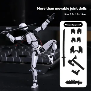 2025 Multi-jointed Action Figure 3d Printed Animation Modeling Assembly Movable 13 Body Movable Robot Toys Gifts For Children