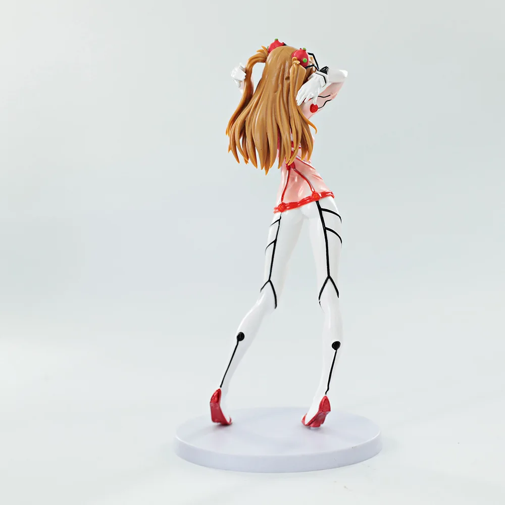 22CM Anime Evangelion Asuka Langley Soryu Figure-rise LABO 1/7 Test Suit Ver Model Toy Doll Gift Aciton Figure