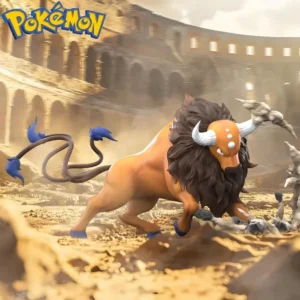 6-7cm Anime Pokemen Figure Tauros Action Figures Pvc Statue Desktop Ornamen Collection Model Toys Gifts