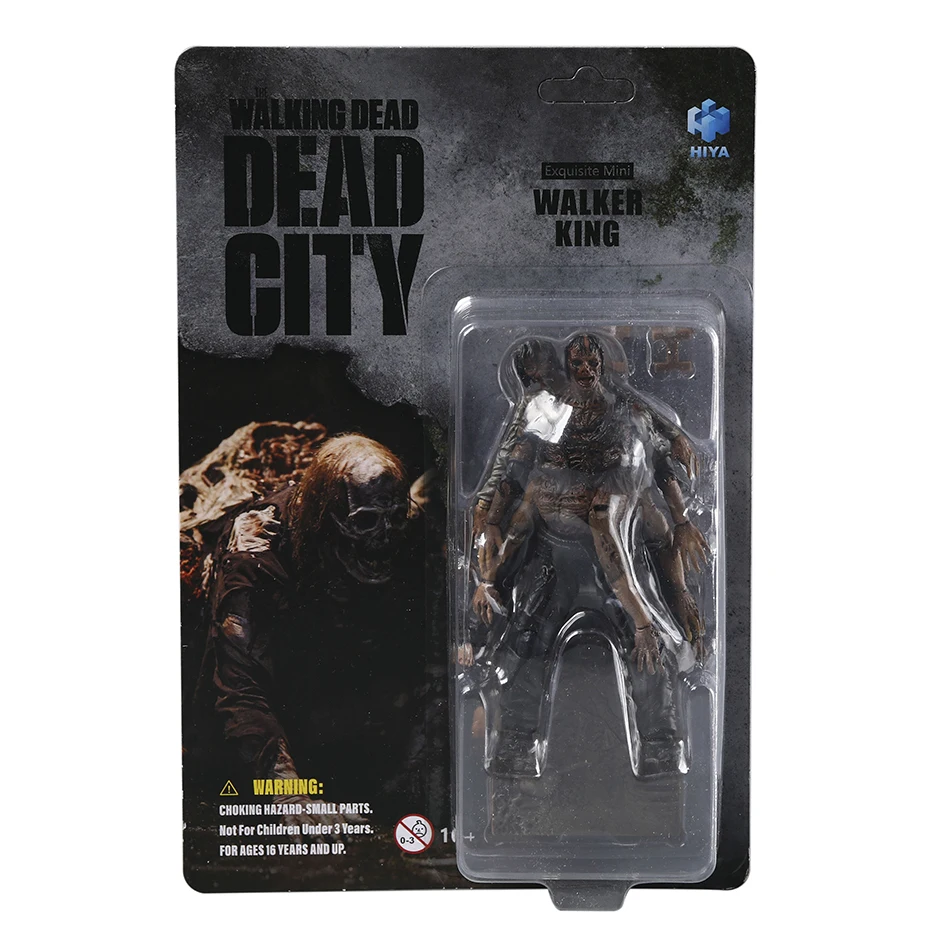 Hiya Toys Walking Dead: Dead City Walker King 4″ Action Figure (1:18 Scale)