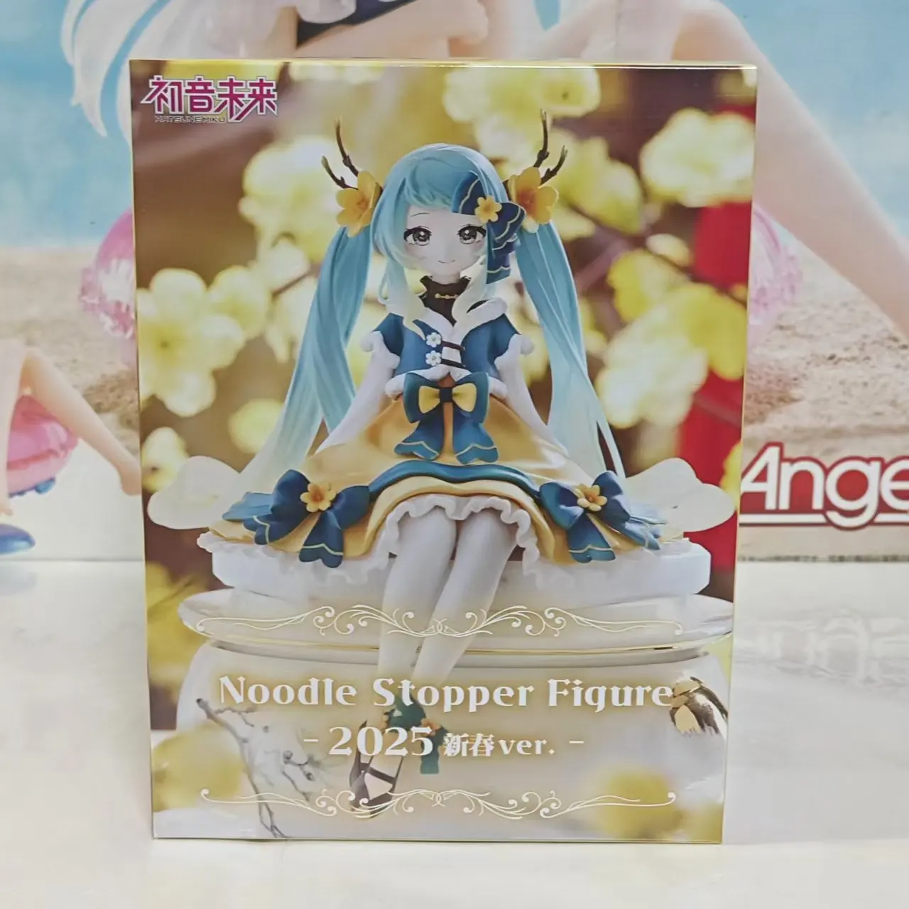 Original Furyu Anime Figure Hatsune Miku Noodle Stopper Figure 2025 Spring Festival Ver. Action Figurine Collector Model Doll