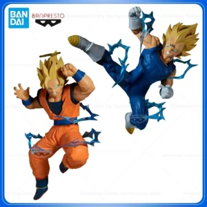 Bandai In Stock Original Banpresto Anime Dragon Ball Z Super Saiyan Son Goku Vegeta Action Figure Model Toys Collectible Gift DT