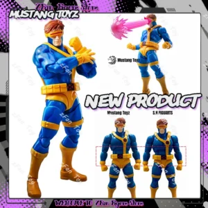 Mustang Toyz Cyclops Scott Summers X-Men Action Anime Figure 1/12 SHF X-Men Cyclops GAMERVERSE Figurine Pvc Model Toys Gifts