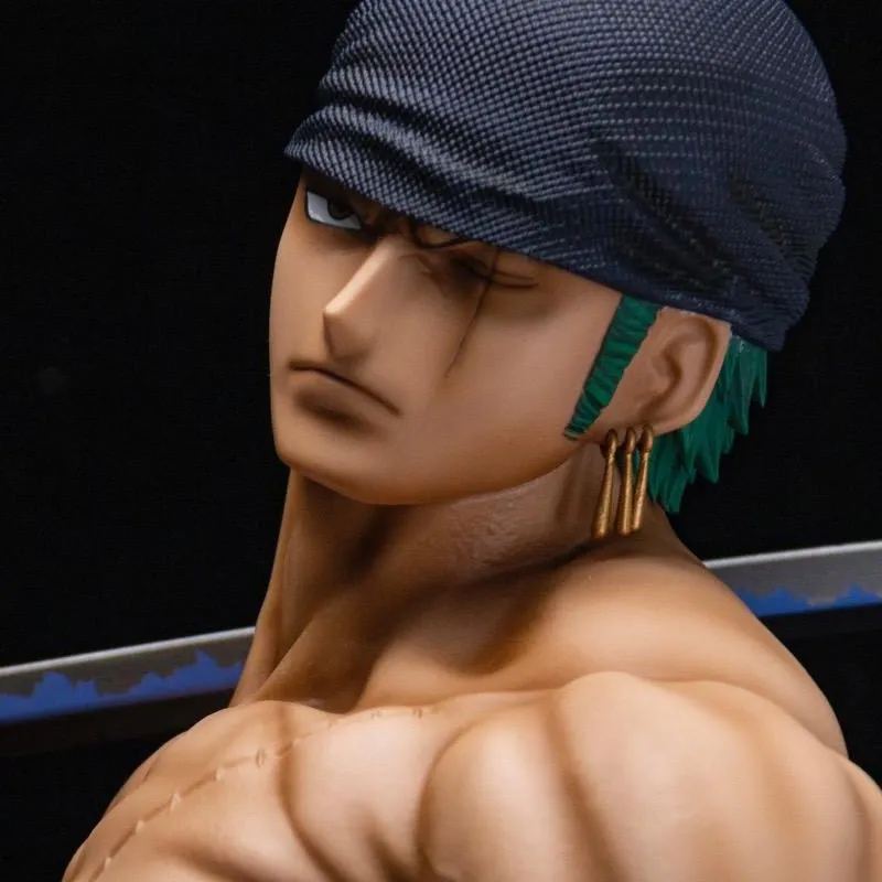 JT One Piece Roronoa Zoro 73CM Swordsman Collectible Statue Figure Desktop Decor Birthday Gift For Boys And Girls