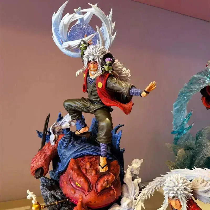 39cm New Naruto Anime Figure Jiraiya Peripheral PVC Model Premium Version Scene Statue Desktop Ornaments Birthday Gifts Toys - Image 6