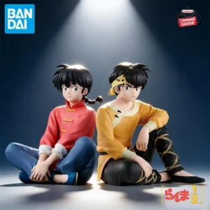 In Stock Original BANDAI BANPRESTO Saotome Ranma Hibiki Ryoga PVC Anime Character Model Collection Desktop Decoration Toys Gifts