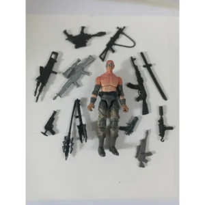 3.75" Gi joe Special Force Zatan #1127 w/ 5pcs Accessories Action Figure