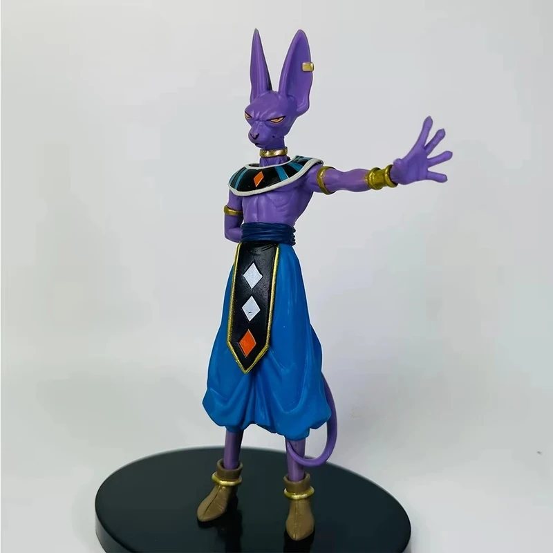 Dragon Ball Z Beerus anime figure, God of Destruction, Toppo, Whis, Beerus figure, PVC model, collectible toy gift