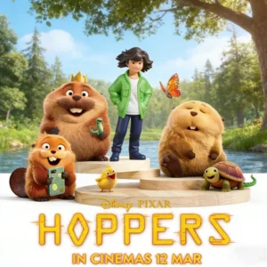 Disney Pixar Hoppers Beavers Transform Action Figure Set 8PCS Cute Cartoon PVC Model Toy Kids Gift Collection