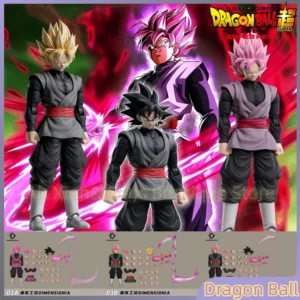 In Stock Dragon Ball Black Goku Fused Zamasu Goku Black Dimension Workshop DIMENSIONIA 01 God Rebeller Action Figures Toys