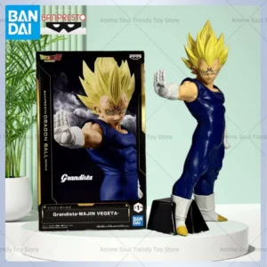 In stock Bandai Dragon Ball Z Grandista-MAJIN VEGETA-  Figures Anime Model Genuine Boxed Toy Gift AS