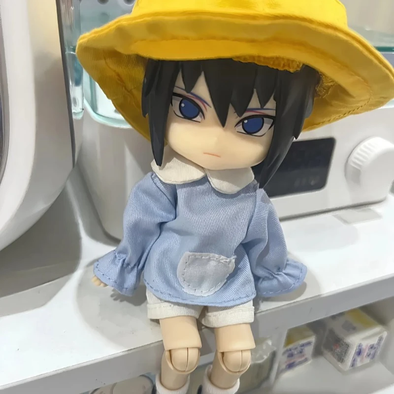 NARUTO Desktop Ornaments Uchiha Sasuke Ob11 Clay Man Bjd Doll GSC Trendy Play Birthday Gift Anime Figure Model Bandai Banpresto