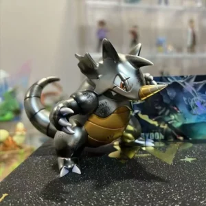Anime Pokemon Rhyhorn Rhydon Rhyperior Figures 1:20 Proportion World Cartoon Character Desktop Model Toy Gift