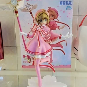 Original Sega  Action Figure Cardcaptor Sakura Kinomoto Sakura Kawaii 22cm Pvc Anime Figure Collection Model Room Decor Gift