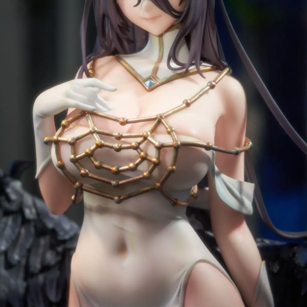 27cm Overlord Anime Figure Albedo Action Figure Nun Version Albedo Figurine Pvc Collection Statue Model Ornament Toys Gifts