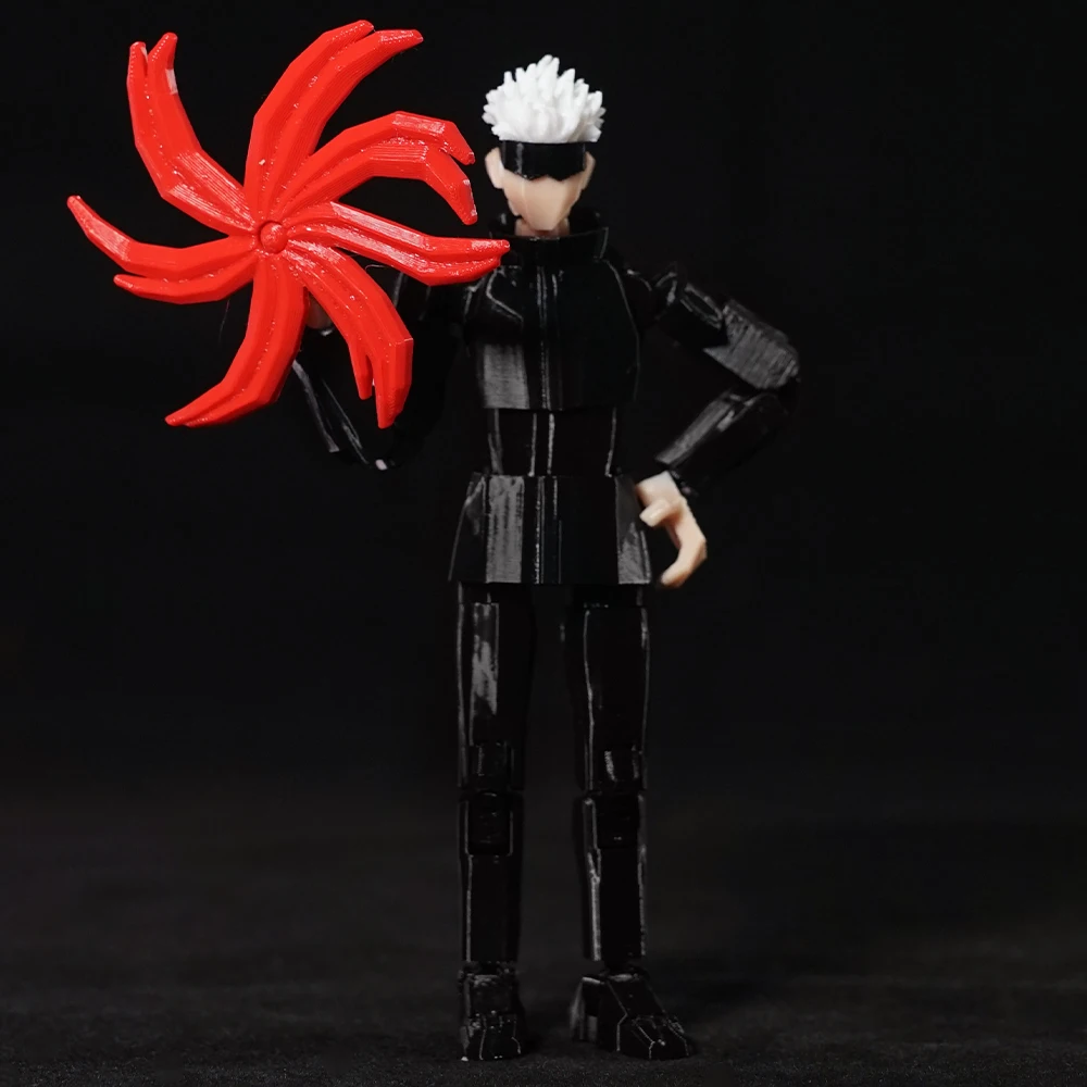 3D Printed Gojo Satoru Jujutsu Kaisen Anime Multi-Jointed Shapeshift Toys Action Figures Mannequin Model Ornaments Gifts