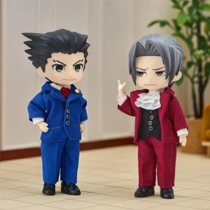 Original Gsc Doll Miles Edgeworth Phoenix Wright Posable Action Figure Ace Attorney Anime Collectible Model Toy