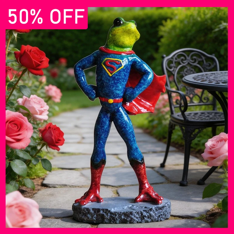 Collectibles Sculpture Creative Popular Frog Ornament Abstract Cute Permanent Art Crafts Home Garden Courtyard Decoration