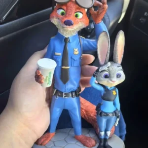 Disney'S Official Zootopia Judi Nick Decorative Handwork Presents A Boy And Girl'S Birthday Gift Desktop Ornaments Model Gift