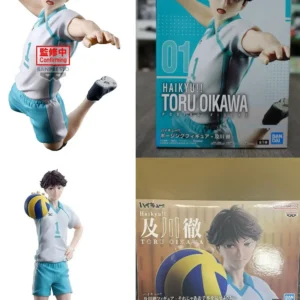Original Bandai Haikyuu!! Oikawa Tooru Genuine Action Anime Action Figure model Toys desktop Ornament Birthday Gifts
