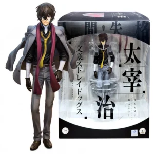 24CM Anime Bungou Stray Dogs Dazai Osamu Figure 1/8 Detachable Jacket Standing Figure Toy Gift Collection Aciton Figure PVC