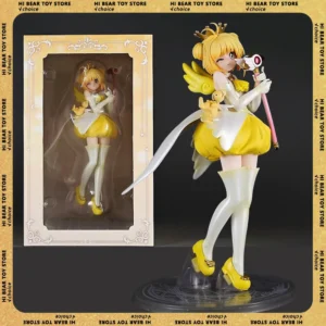 22cm Anime Card Captor Figure Kinomoto Sakura Figures Action Models Statue Collection Doll Toys Desk Decora Kids Birthday Gifts