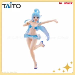 In Stock Original TAITO Coreful Figure Kono Subarashii Sekai Ni Shukufuku O!3 Aqua Swimsuit Style Anime Figure Model