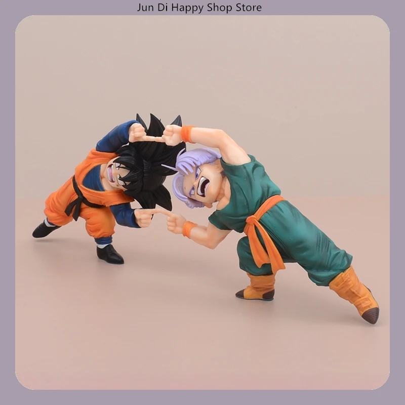 Dragon Ball Gotenks Fusion Dance 10cm Anime Figure Statue Desktop Decoration Gift​